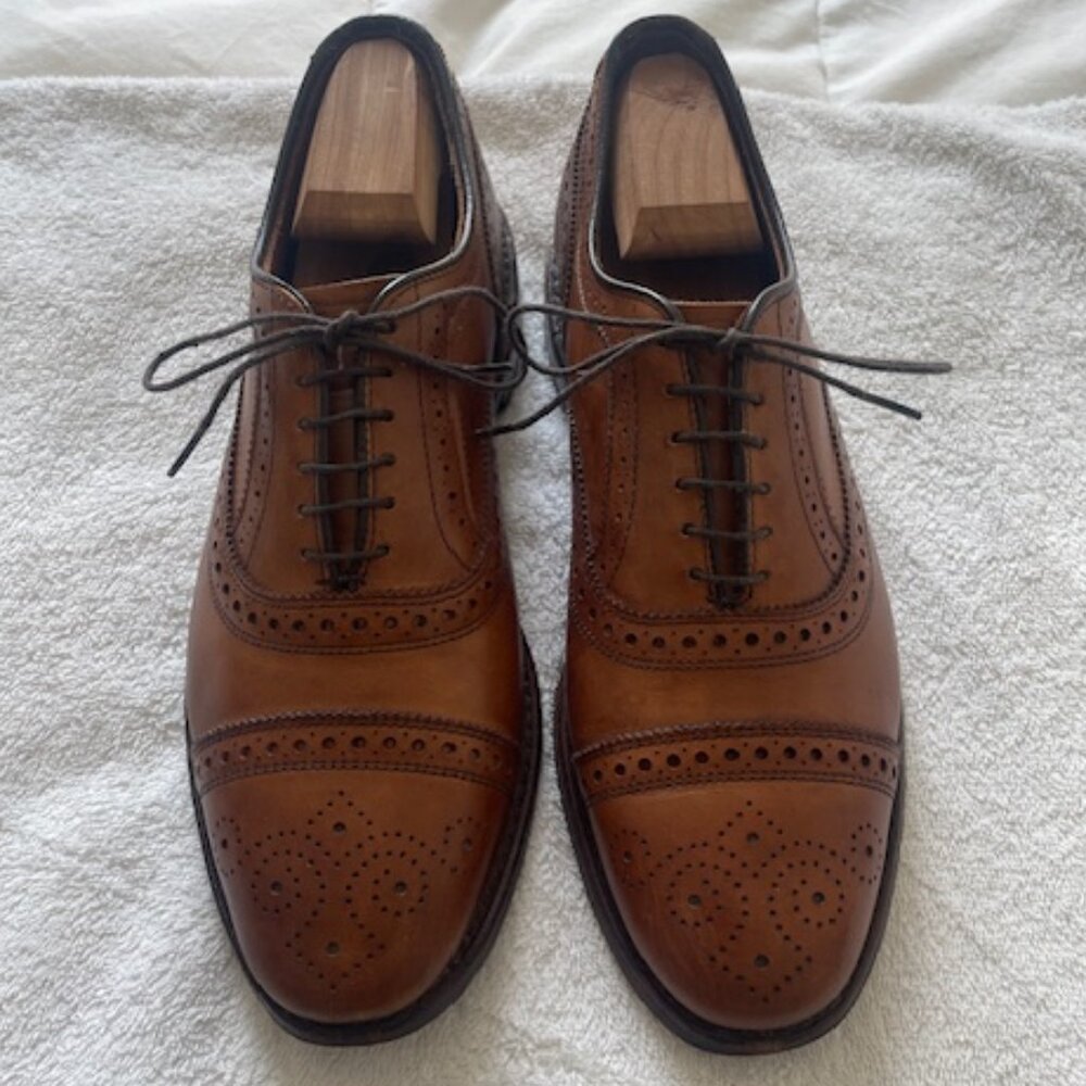 Allen Edmonds Walnut Strands Size 8E